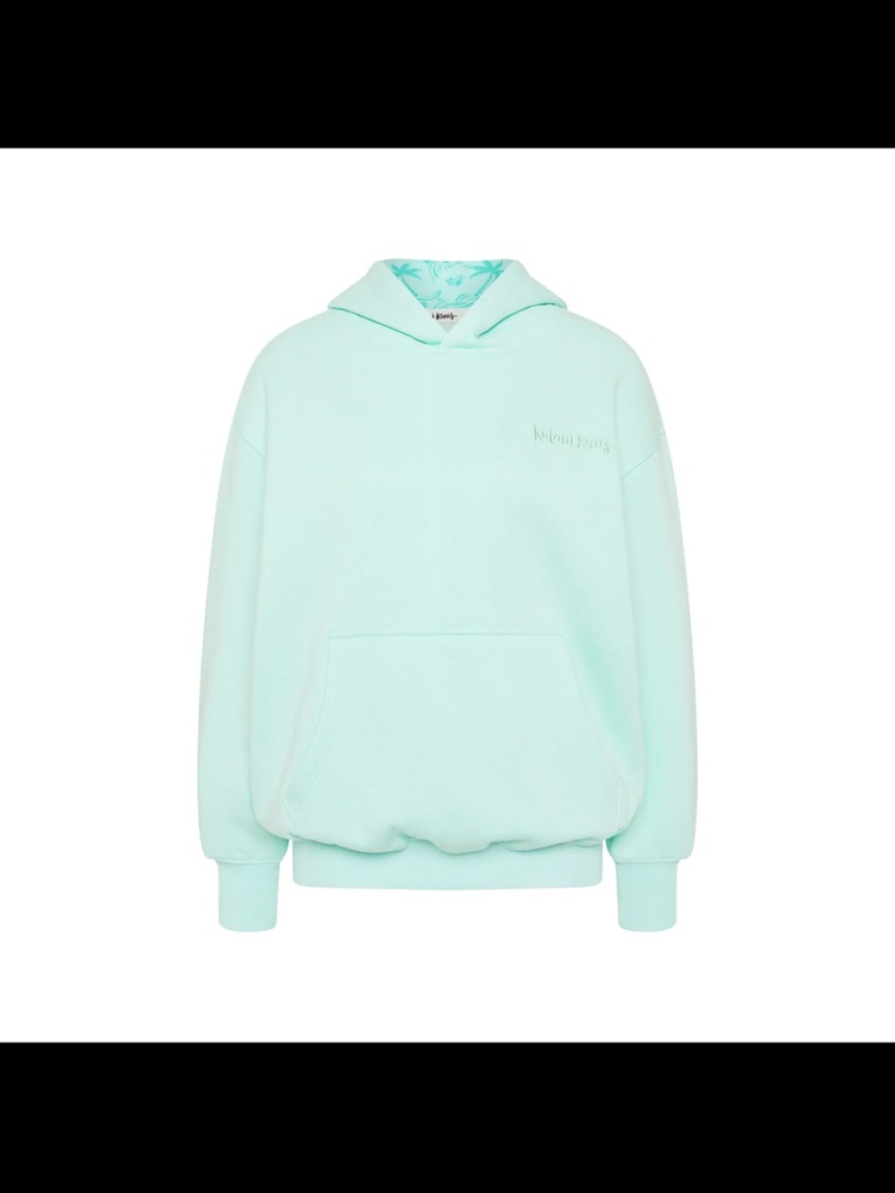 Kulani Kini jelly Mint Hoodie with Front Pocket and mint jelly sweatpants size s